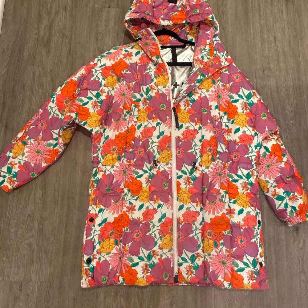Bogner x Loveshackfancy  Floral Ski Jacket - Pink, Orange, Green